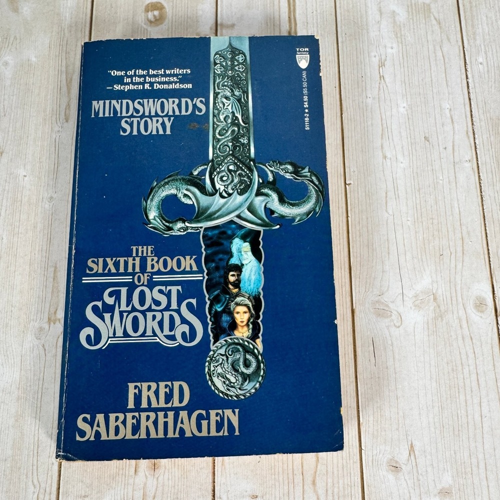 Mindsword's Story Fred Saberhagen 1991 Lost Swords #6 Tor Fantasy